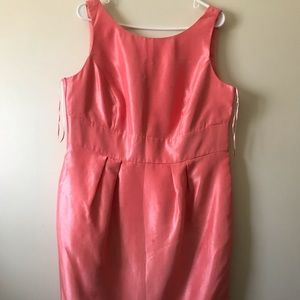 Cb rsvp Coral Orange sleeveless dress plus size14